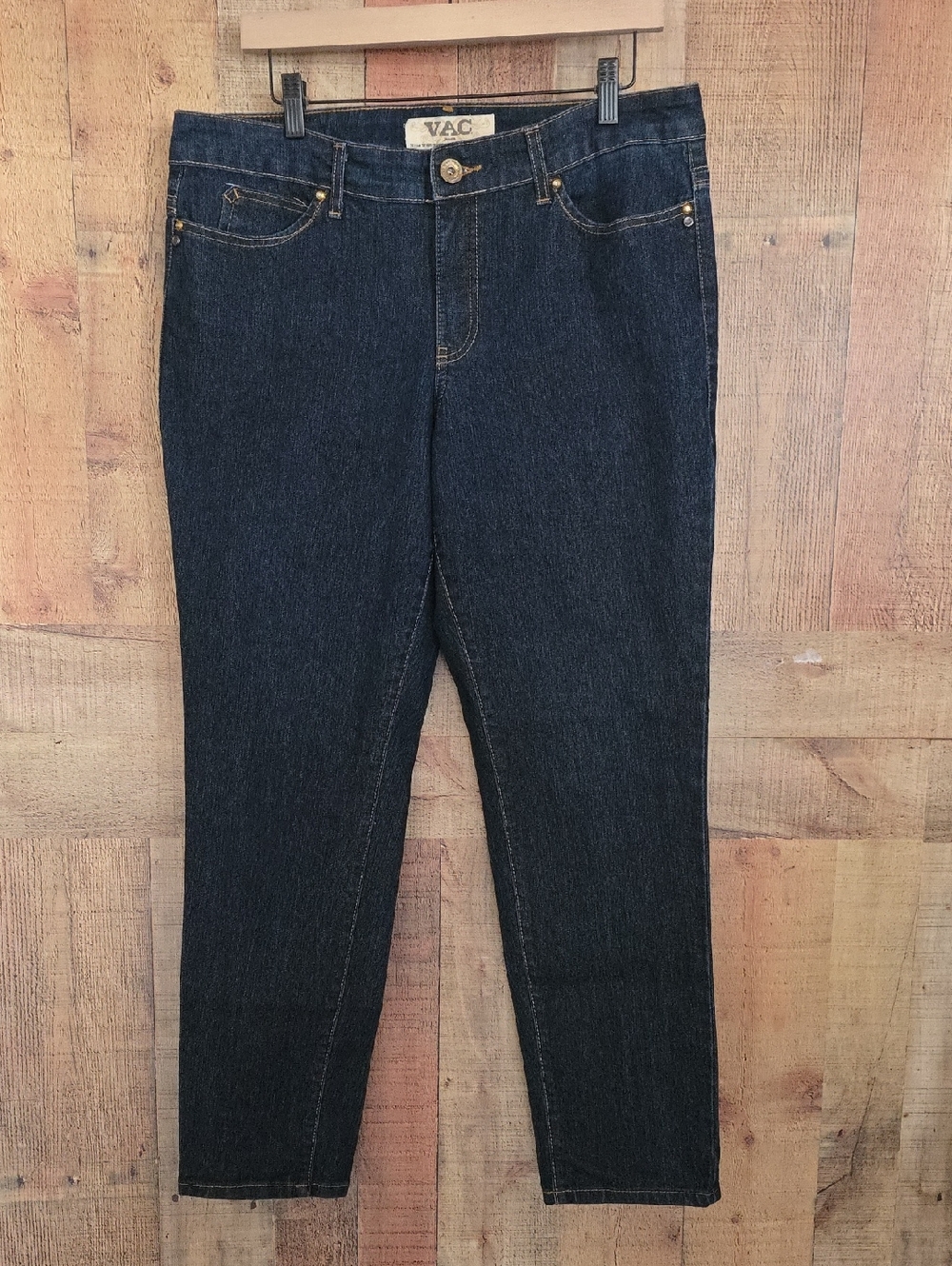 Nine West Dark Indigo Straight-Leg Women's Jeans